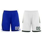 Custom Lake Blue White Milwaukee City Edition Personalized Reversible Basketball Set Sports Basketball Jersey BBJ01R-D0610-17