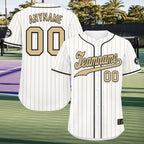 Custom Stripe Fashion Personalized Authentic Baseball Jersey BSBJ01-E025078-18