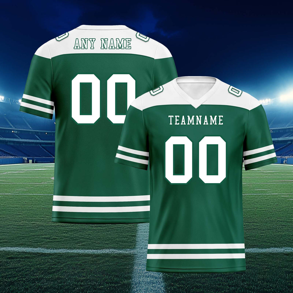 Custom New York Personalized Authentic Football Jersey FBJ02-E0607-1