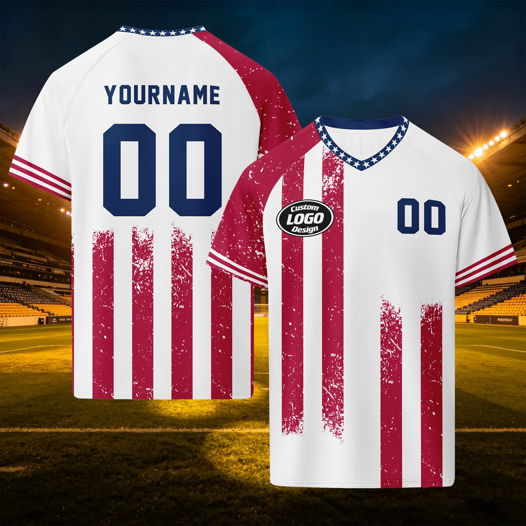 Custom United States 2026 World Cup Football Shirt Customized Soccer Jersey for Fans Add Your Name & Number FZ190-F009146-4