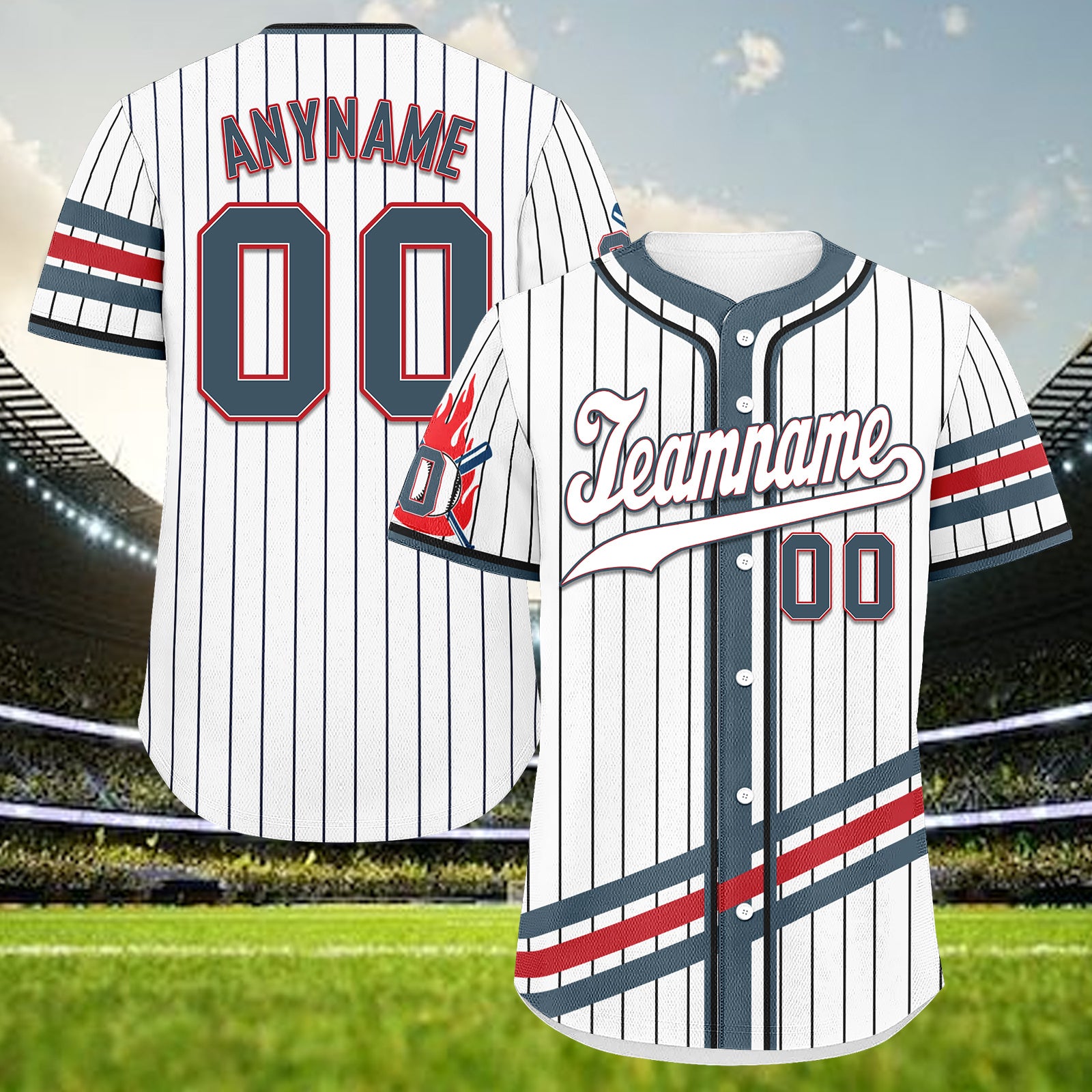 Custom Vintage Personalized Authentic Baseball Jersey BSBJ01-E025021-7