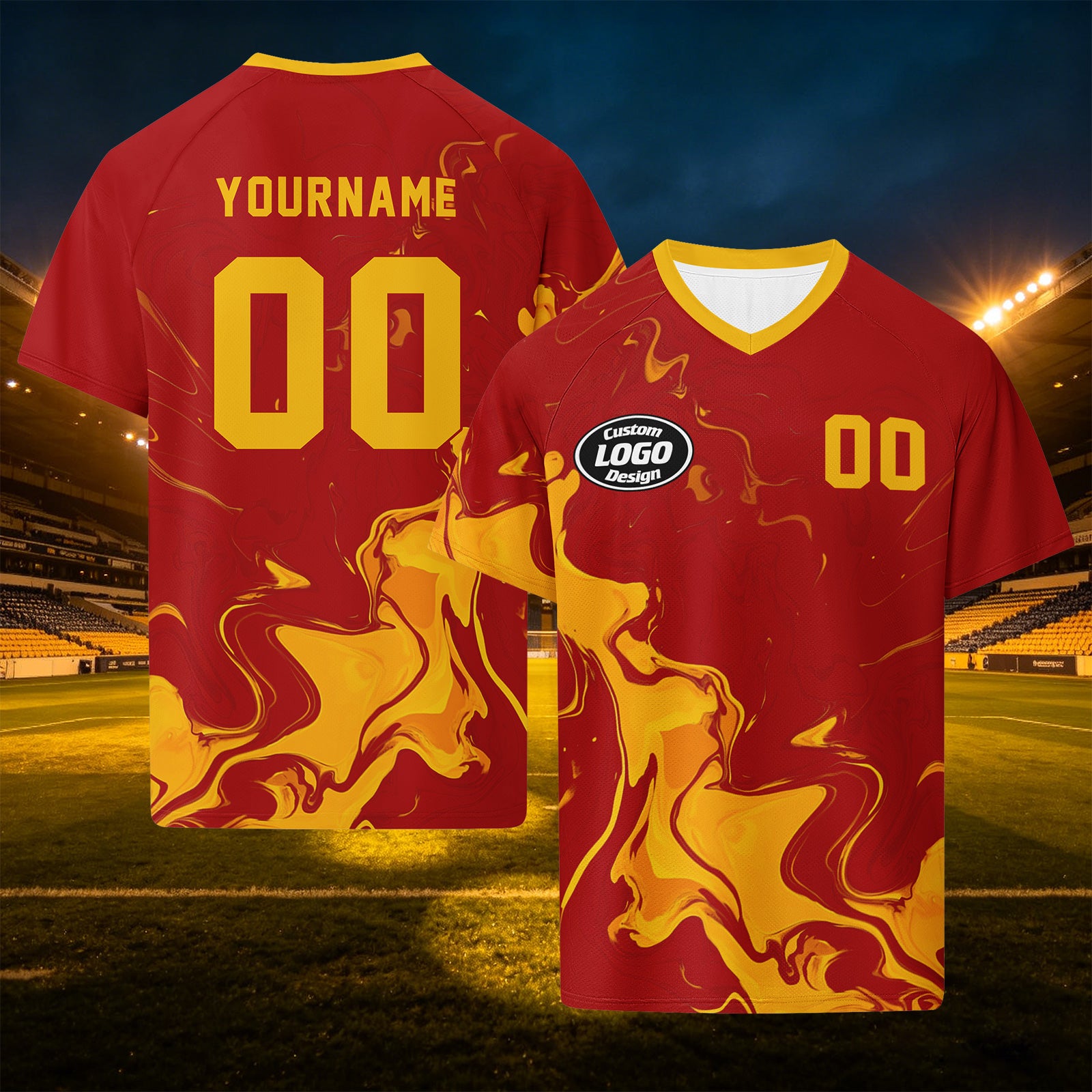 Custom Spain 2026 World Cup Football Shirt Customized Soccer Jersey for Fans Add Your Name & Number FZ190-F009153-2