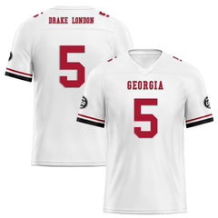 Custom White Atlanta Personalized Authentic Football Jersey FBJ02-D020263-3