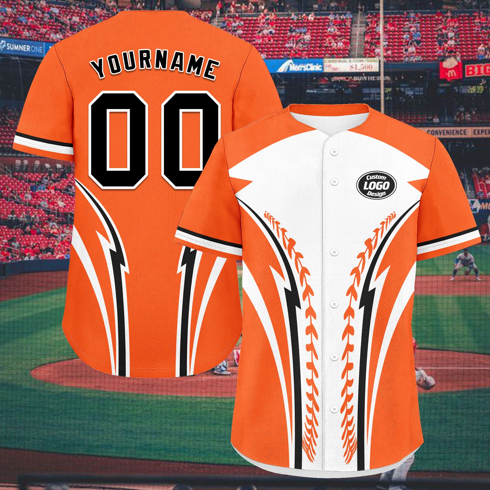 Custom Personalized Authentic Baseball Jersey BSBJ01-E023019-24