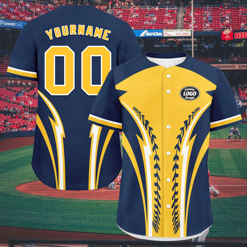 Custom Personalized Authentic Baseball Jersey BSBJ01-E023019-17