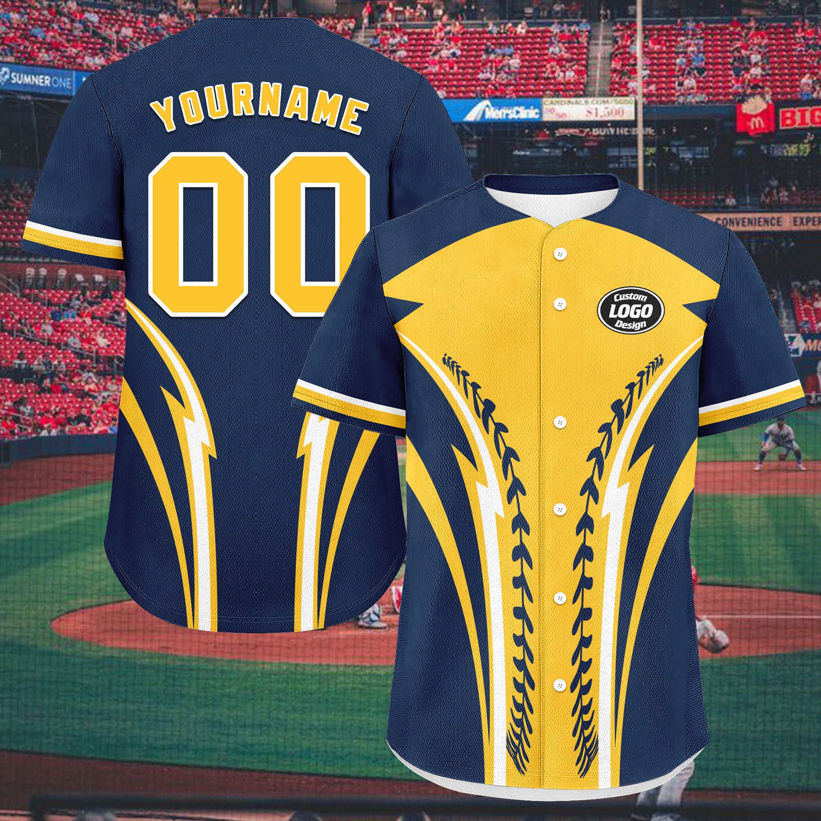 Custom Personalized Authentic Baseball Jersey BSBJ01-E023019-17