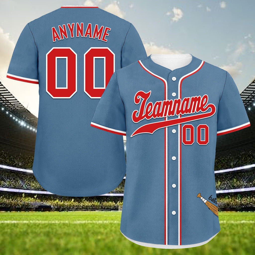 Custom Vintage Personalized Authentic Baseball Jersey BSBJ01-E025021-8