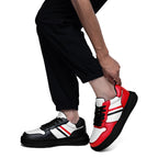 Custom Red Blue Houston Shoes Personalized Sneaker FN032-D020389-12