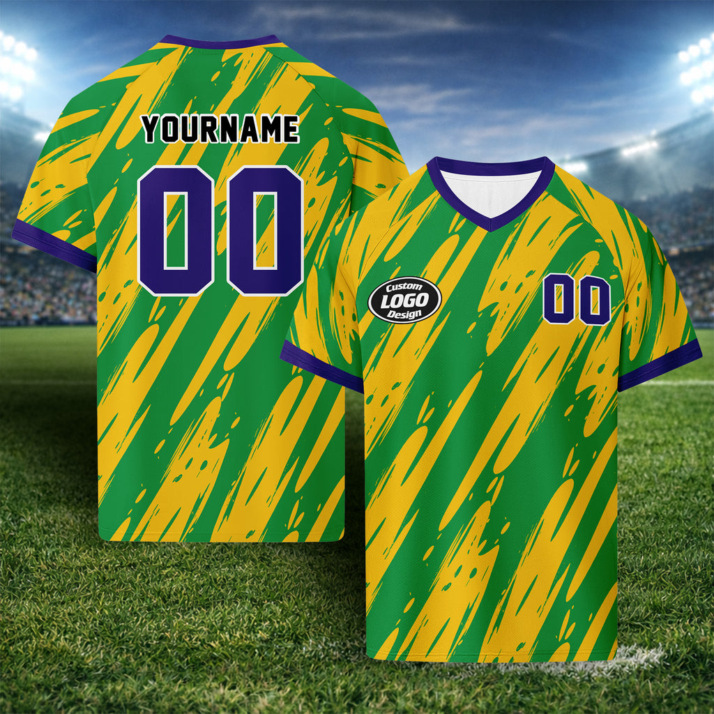 Custom Brazil 2026 World Cup Football Shirt Customized Soccer Jersey for Fans Add Your Name & Number FZ190-F027083-1