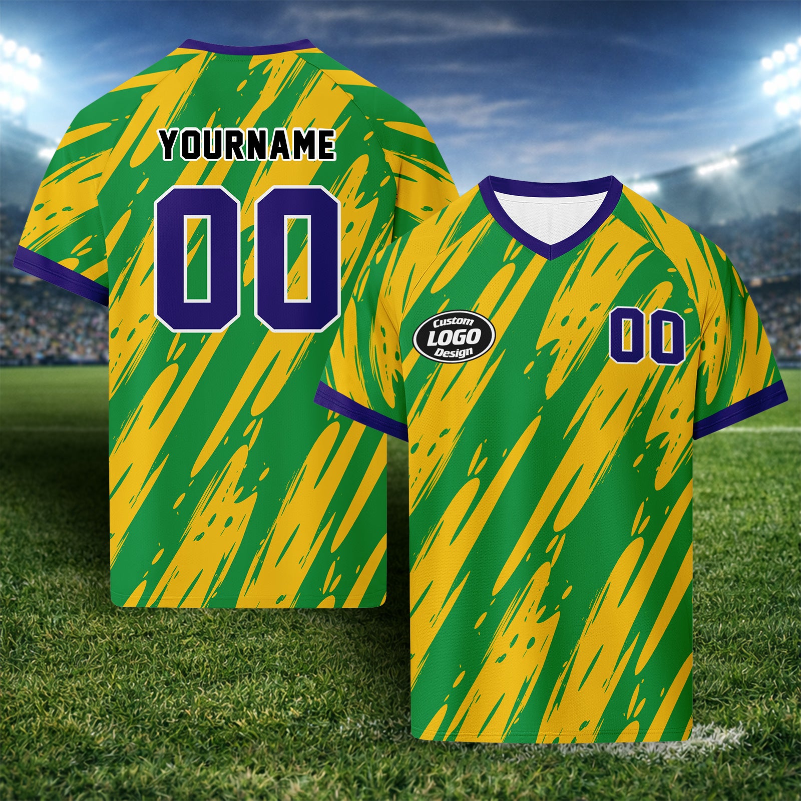 Custom Brazil 2026 World Cup Football Shirt Customized Soccer Jersey for Fans Add Your Name & Number FZ190-F027083-1