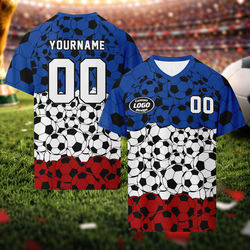 Custom France 2026 World Cup Football Shirt Customized Soccer Jersey for Fans Add Your Name & Number FZ190-F023107-14