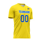 Custom Yellow Soccer Sets Jersey Personalized SCJ101-D28024