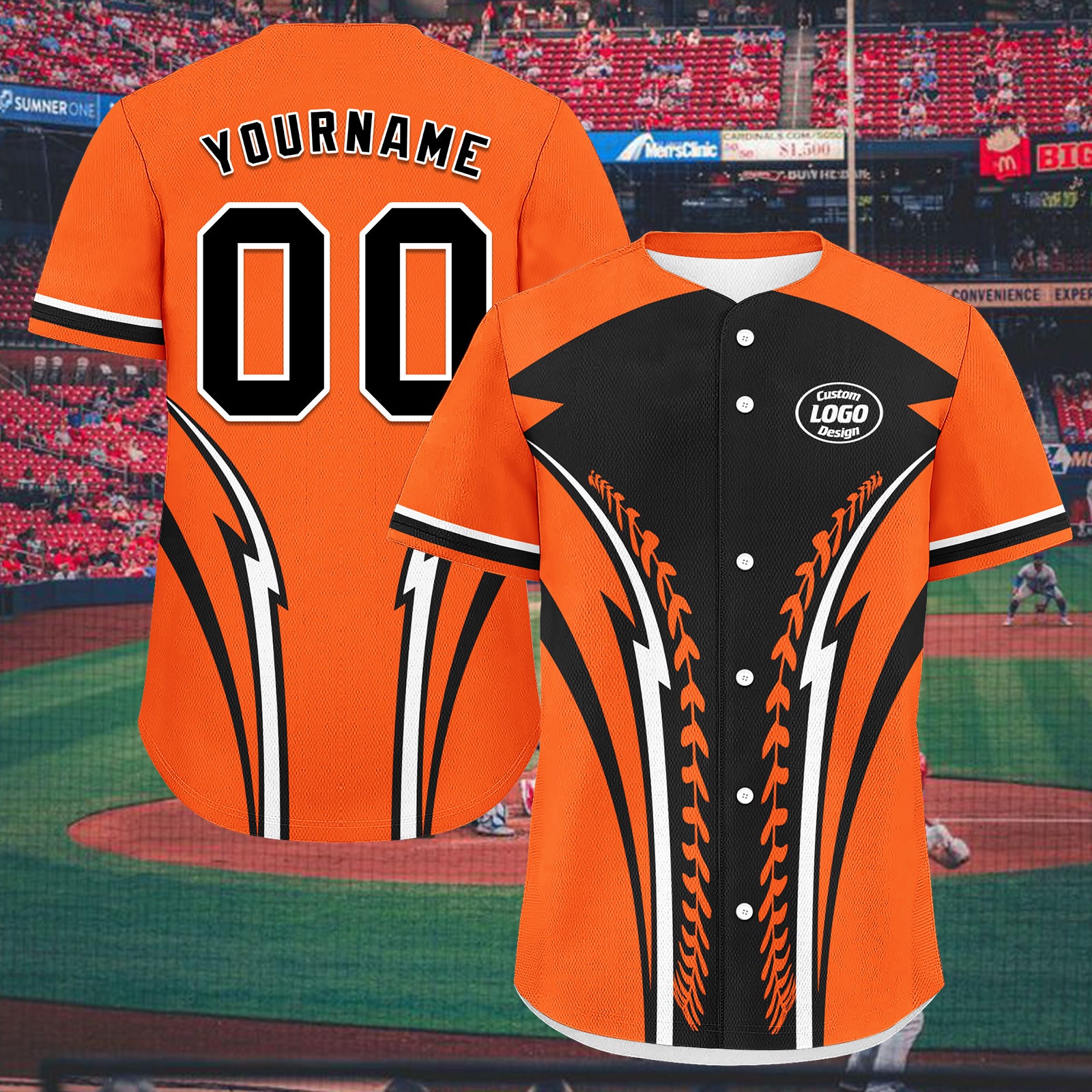 Custom Personalized Authentic Baseball Jersey BSBJ01-E023019-19