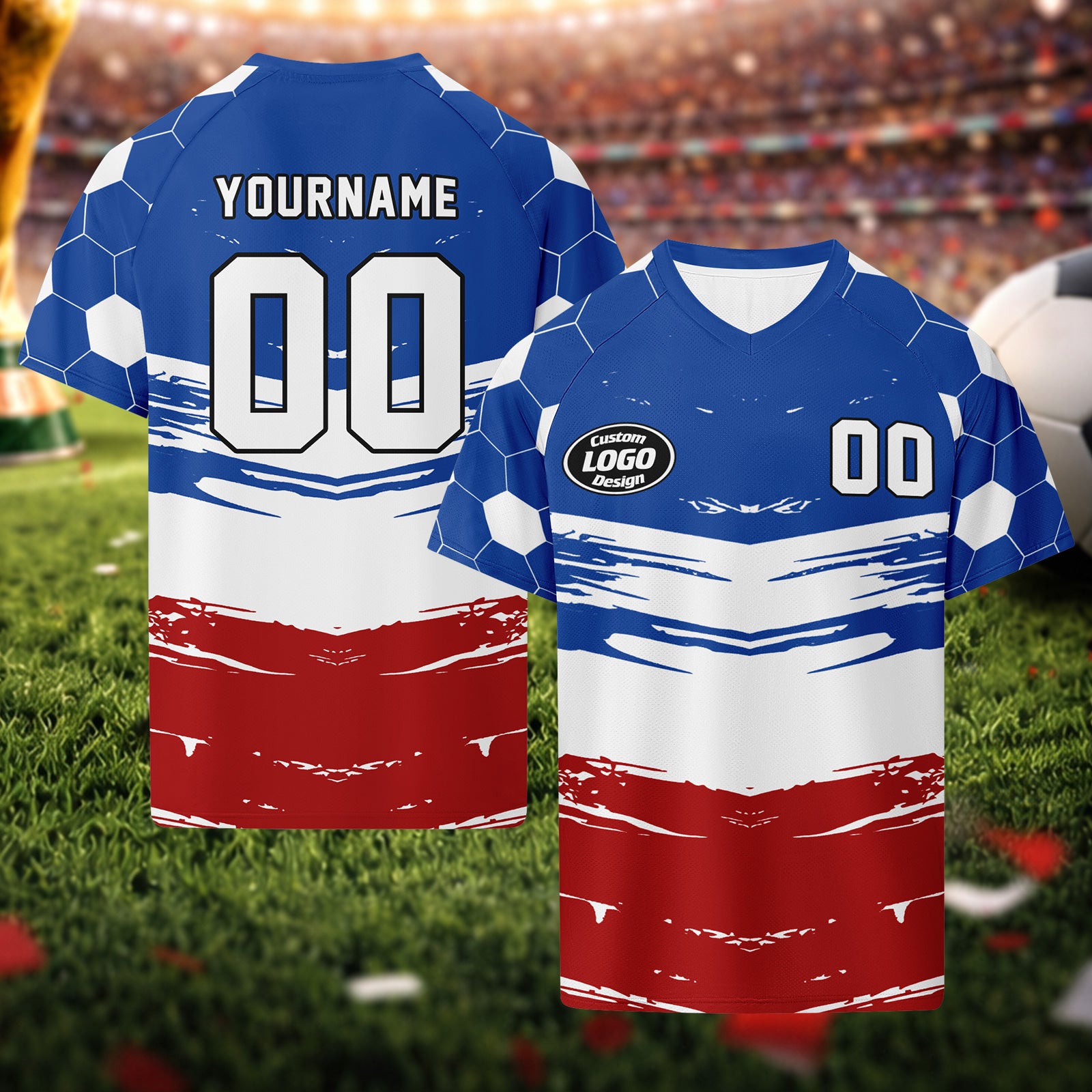 Custom France 2026 World Cup Football Shirt Customized Soccer Jersey for Fans Add Your Name & Number FZ190-F023107-13