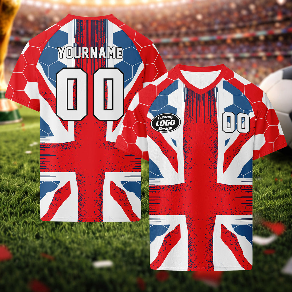 Custom England 2026 World Cup Football Shirt Customized Soccer Jersey for Fans Add Your Name & Number FZ190-F023109-2