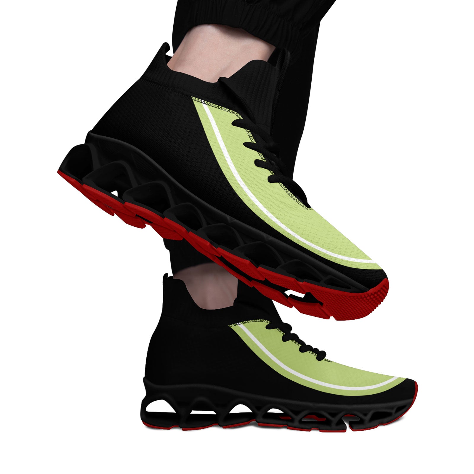 Custom Black Green Maxsoul Shoes Personalized Sneaker FN030XD-D020388-19