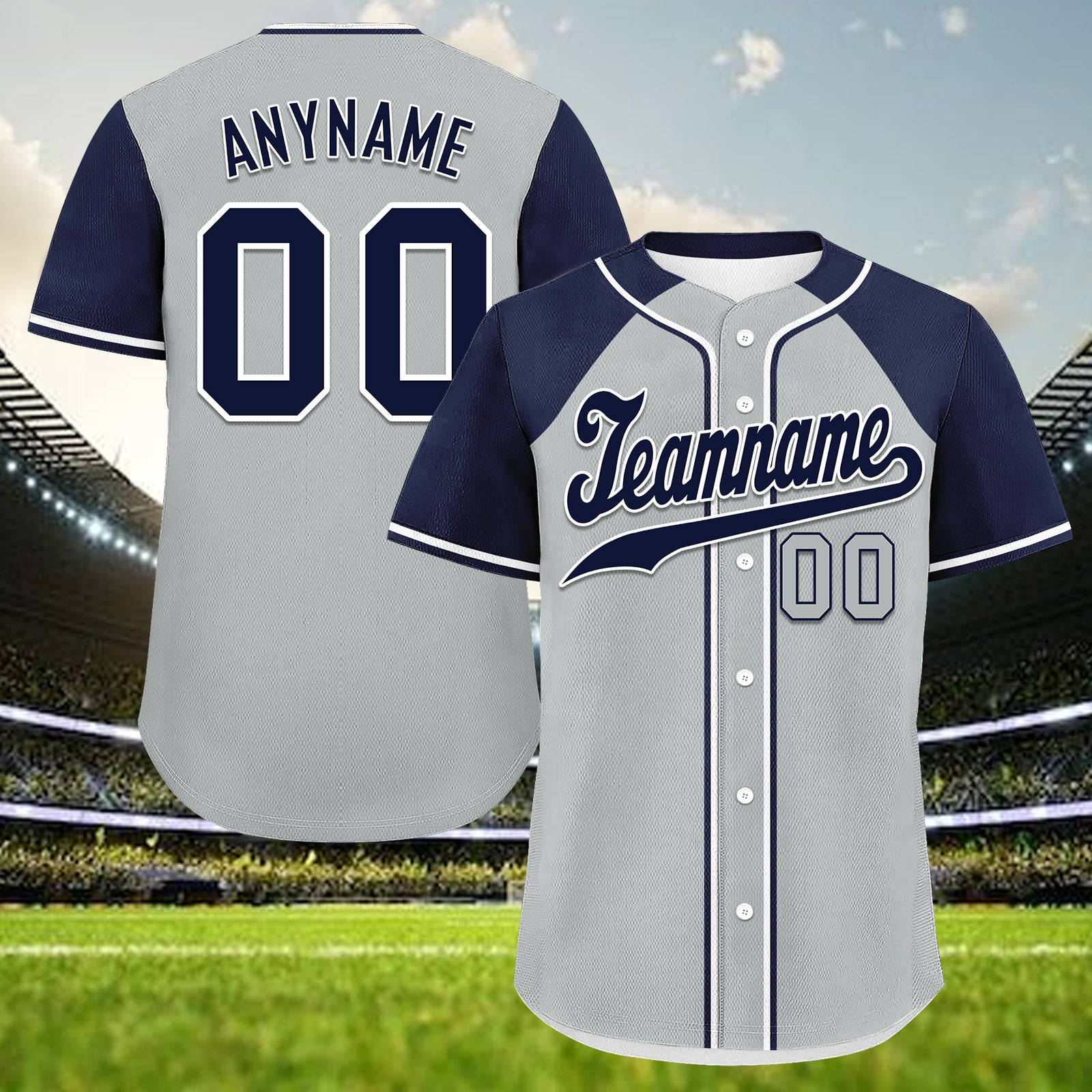 Custom Vintage Personalized Authentic Baseball Jersey BSBJ01-E025021-11