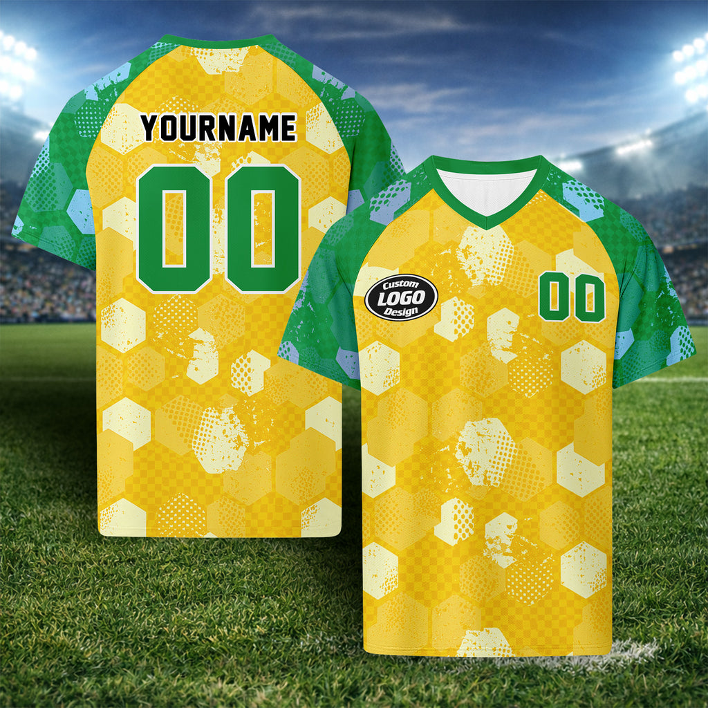 Custom Brazil 2026 World Cup Football Shirt Customized Soccer Jersey for Fans Add Your Name & Number FZ190-F027083-3