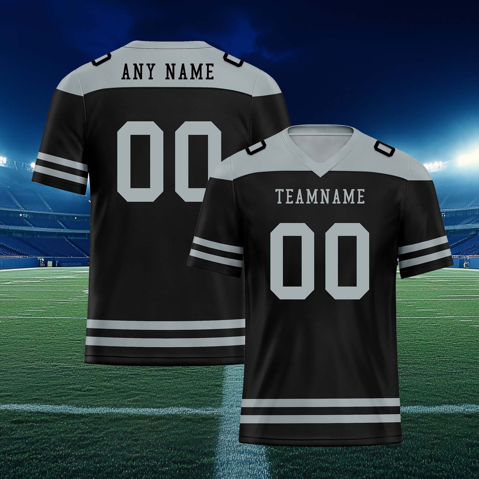 Custom Las Vegas Personalized Authentic Football Jersey FBJ02-E0607-15