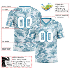 Custom Camo Personalized Authentic Football Jersey FBJ02-D06113