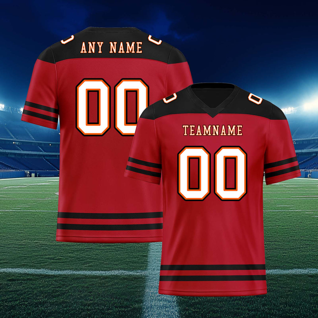 Custom Tampa Bay Personalized Authentic Football Jersey FBJ02-E0607-25