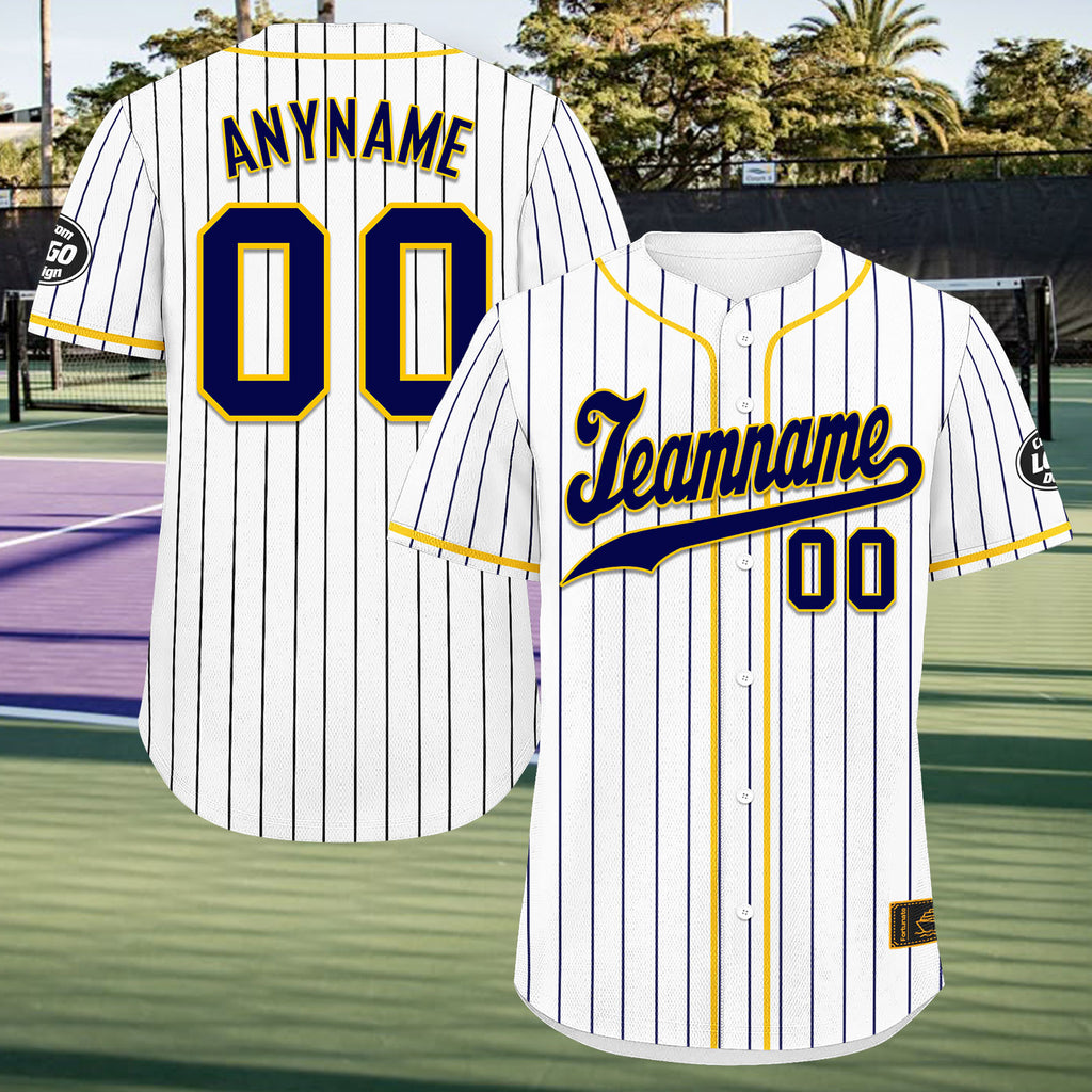 Custom Stripe Fashion Personalized Authentic Baseball Jersey BSBJ01-E025078-13