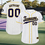Custom Stripe Fashion Personalized Authentic Baseball Jersey BSBJ01-E025078-13