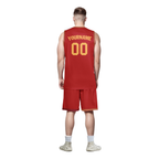 Custom Red Yellow Classic Style Sports Uniform Basketball Jersey BBJ01-bd0a70aa