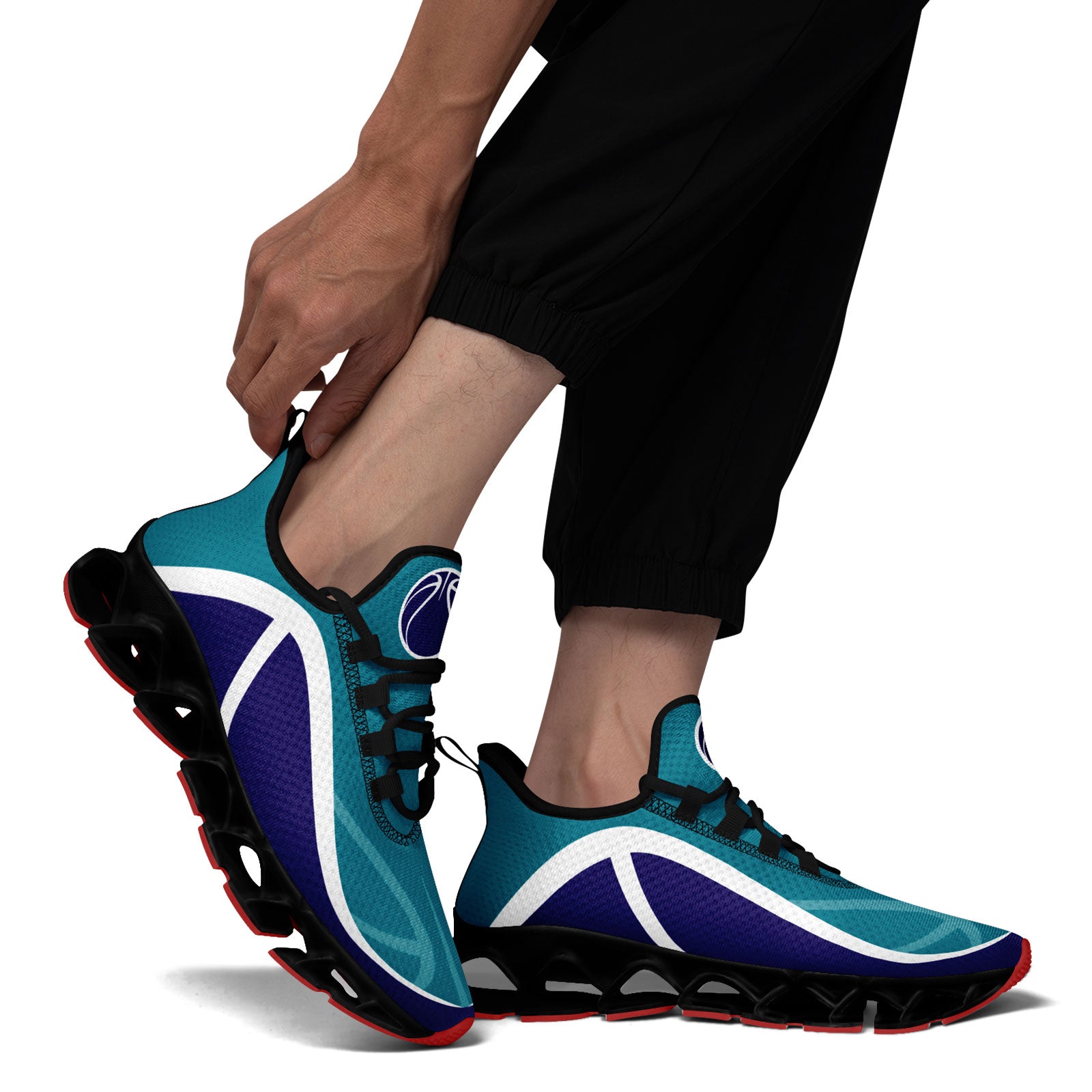 Custom Blue Maxsoul Shoes Personalized Sneaker FN003XD-D020391-5