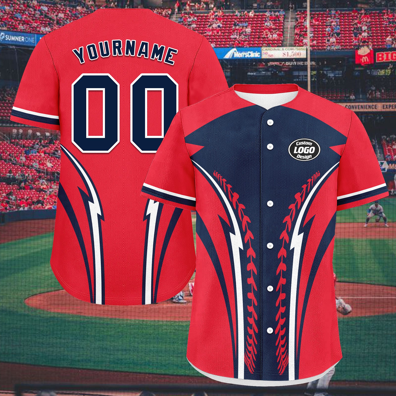 Custom Personalized Authentic Baseball Jersey BSBJ01-E023019-18
