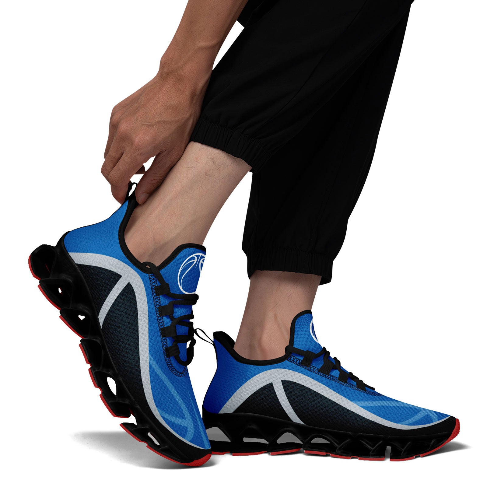 Custom Blue Black Maxsoul Shoes Personalized Sneaker FN003XD-D020391-9