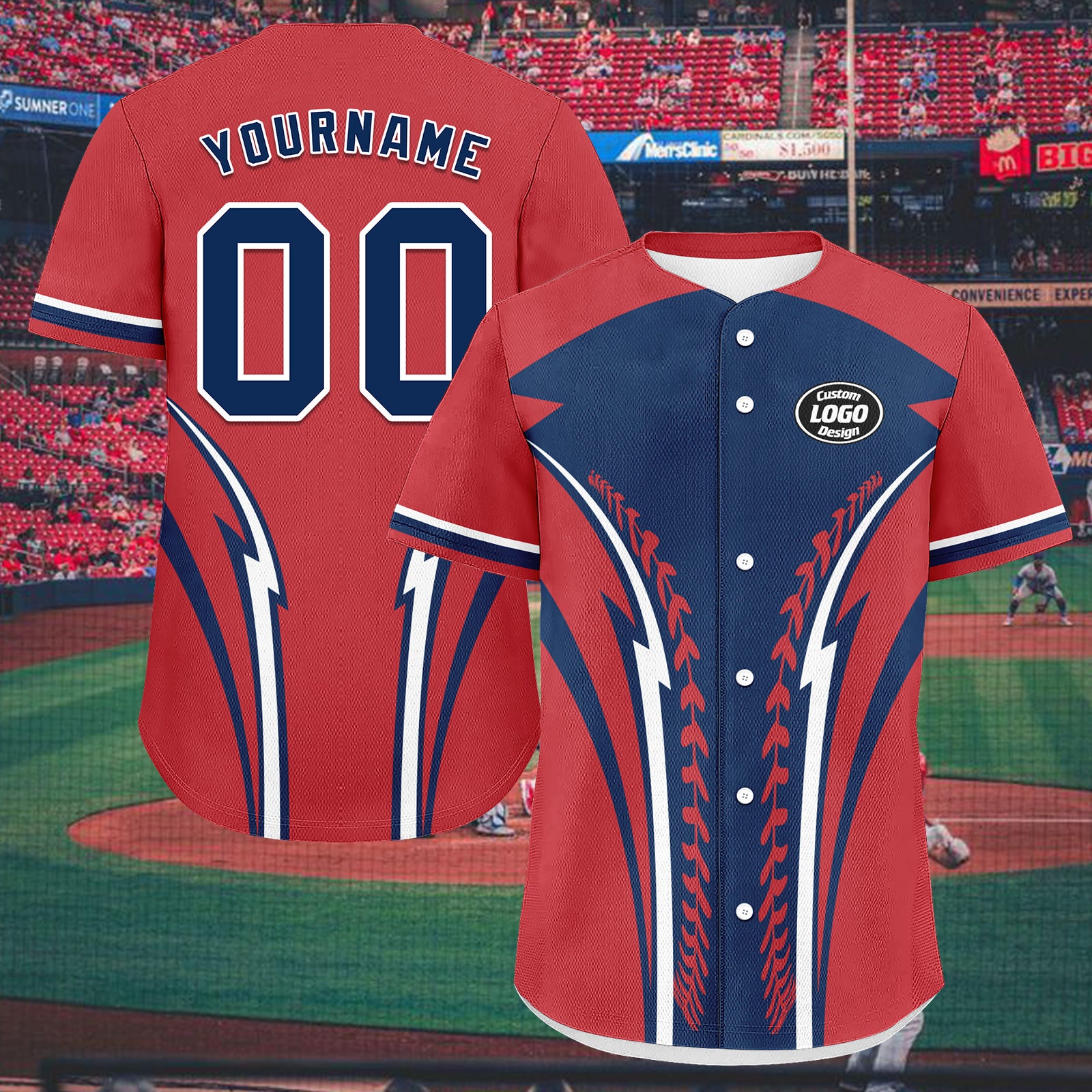 Custom Personalized Authentic Baseball Jersey BSBJ01-E023019-5