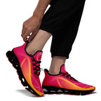 Custom Pink Yellow Maxsoul Shoes Personalized Sneaker FN003XD-D020391-20