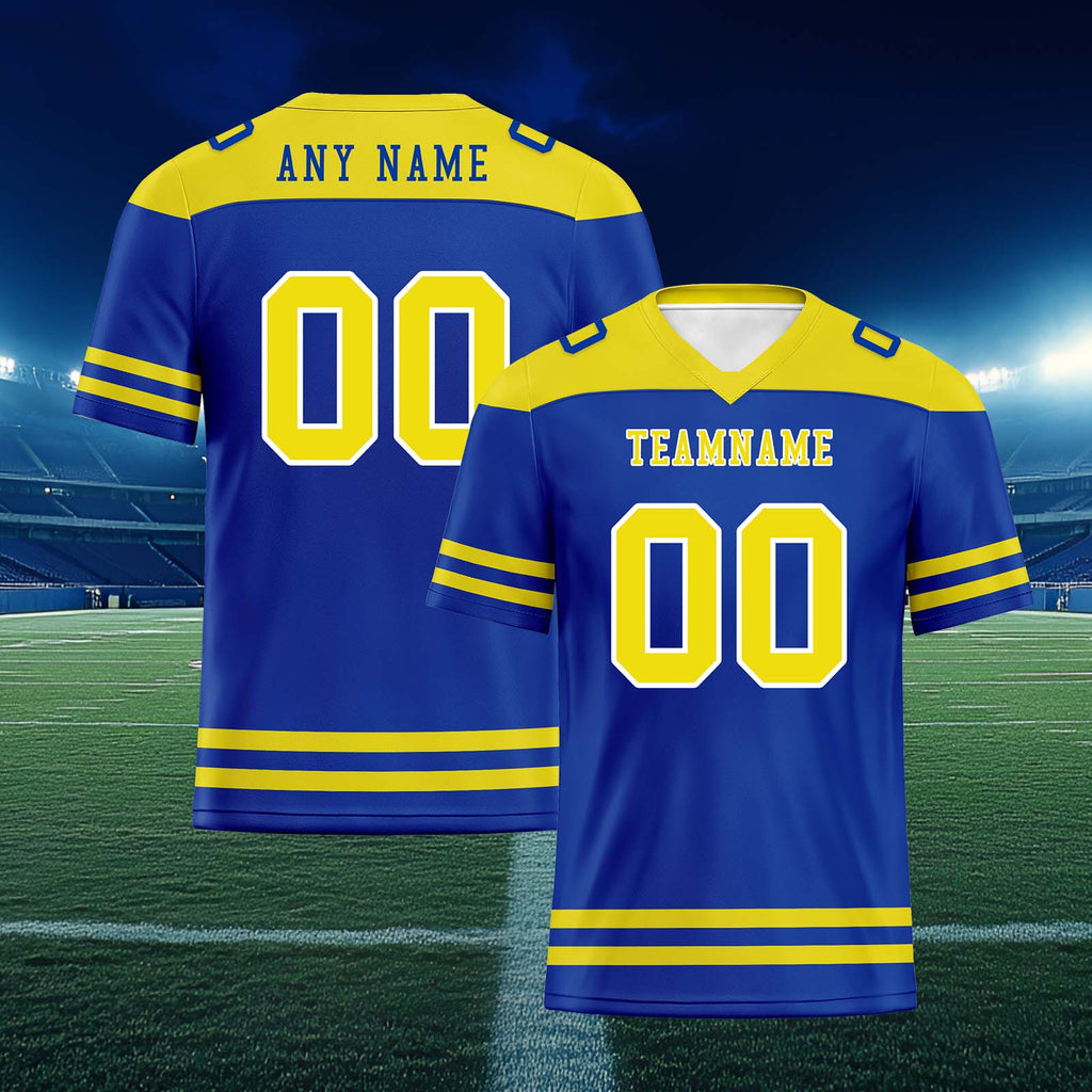Custom Los Angeles Personalized Authentic Football Jersey FBJ02-E0607-29