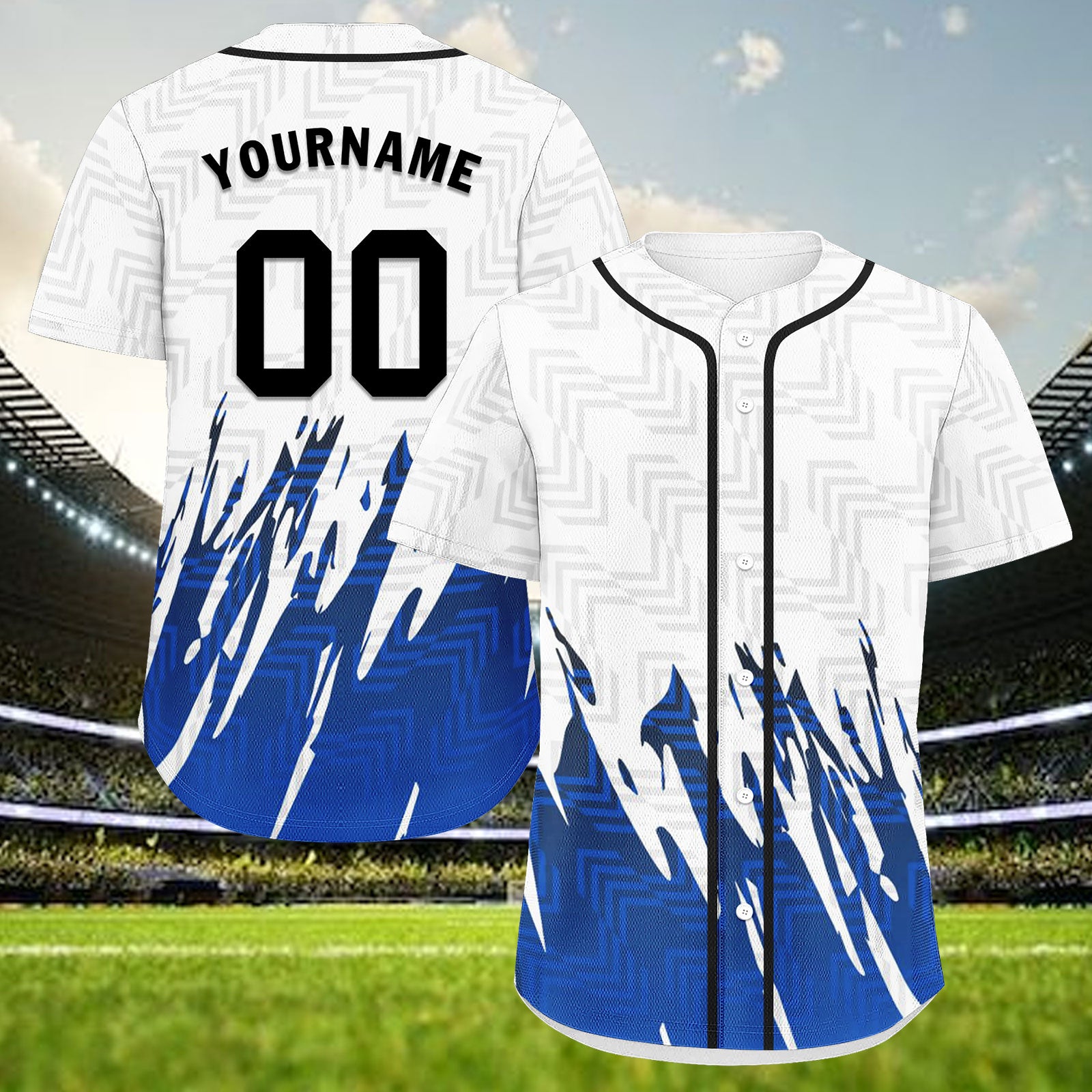 Custom Personalized Authentic Baseball Jersey BSBJ01-E025047-8