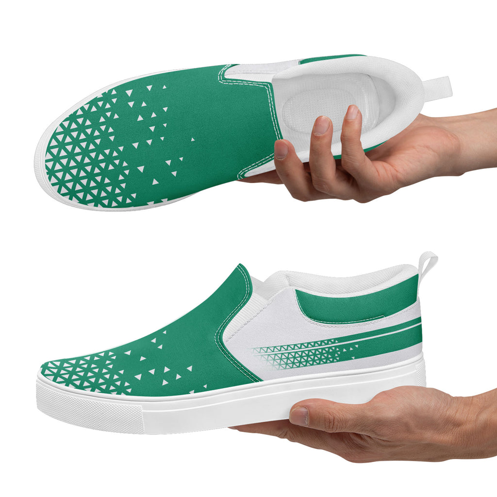 Custom Canvas Sneakers Personalized Slip On Shoes FN071-E023042-10