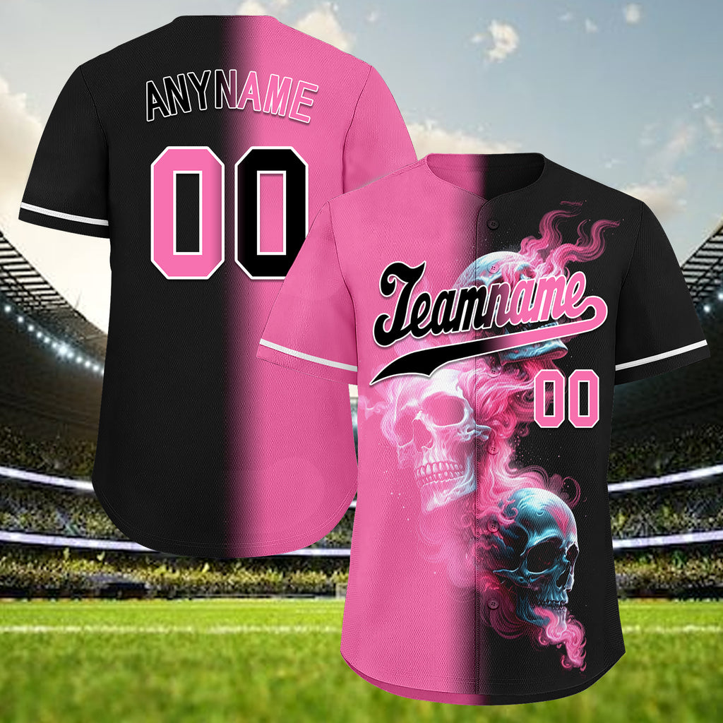 Custom Gothic Personalized Authentic Baseball Jersey BSBJ01-E06005