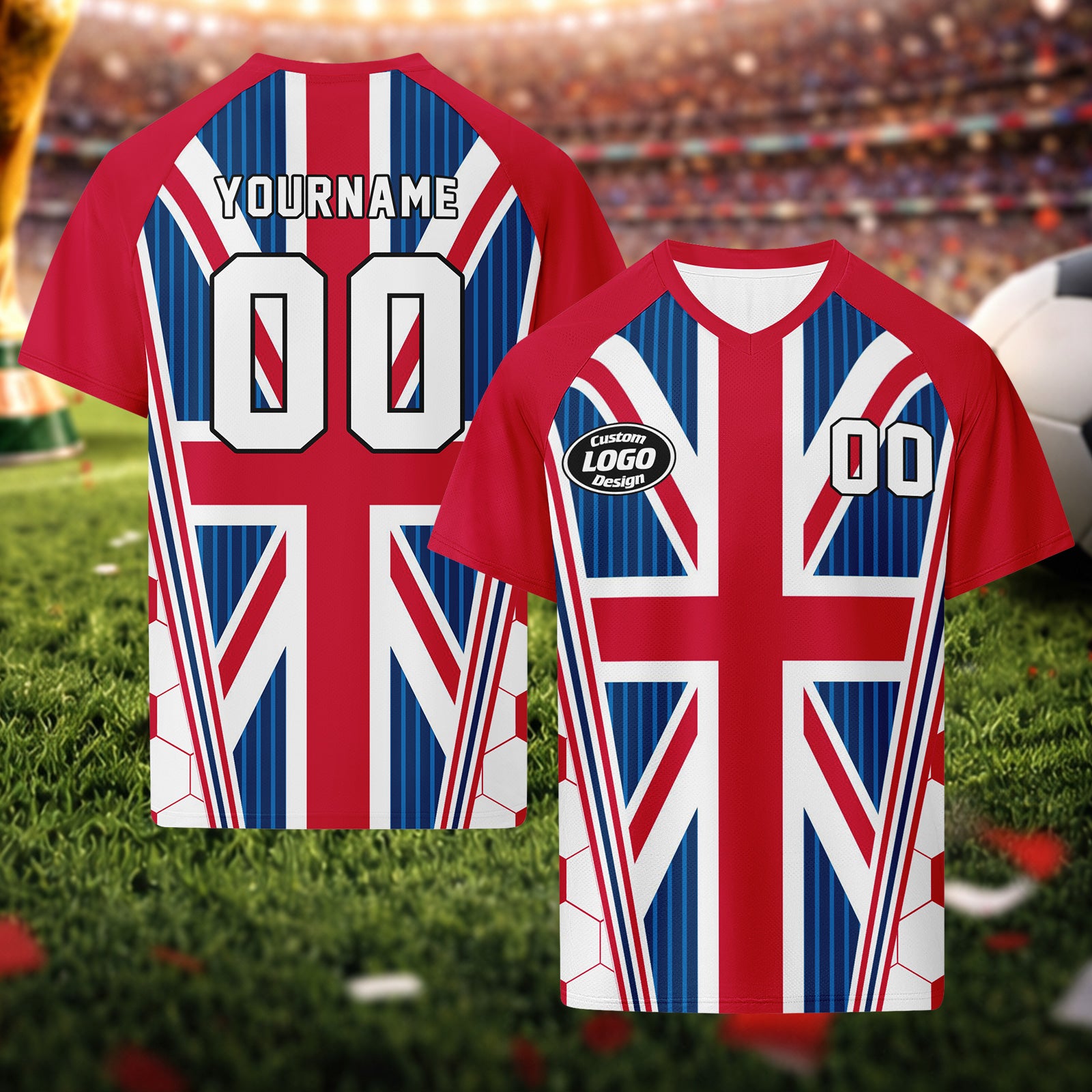 Custom England 2026 World Cup Football Shirt Customized Soccer Jersey for Fans Add Your Name & Number FZ190-F023109-8