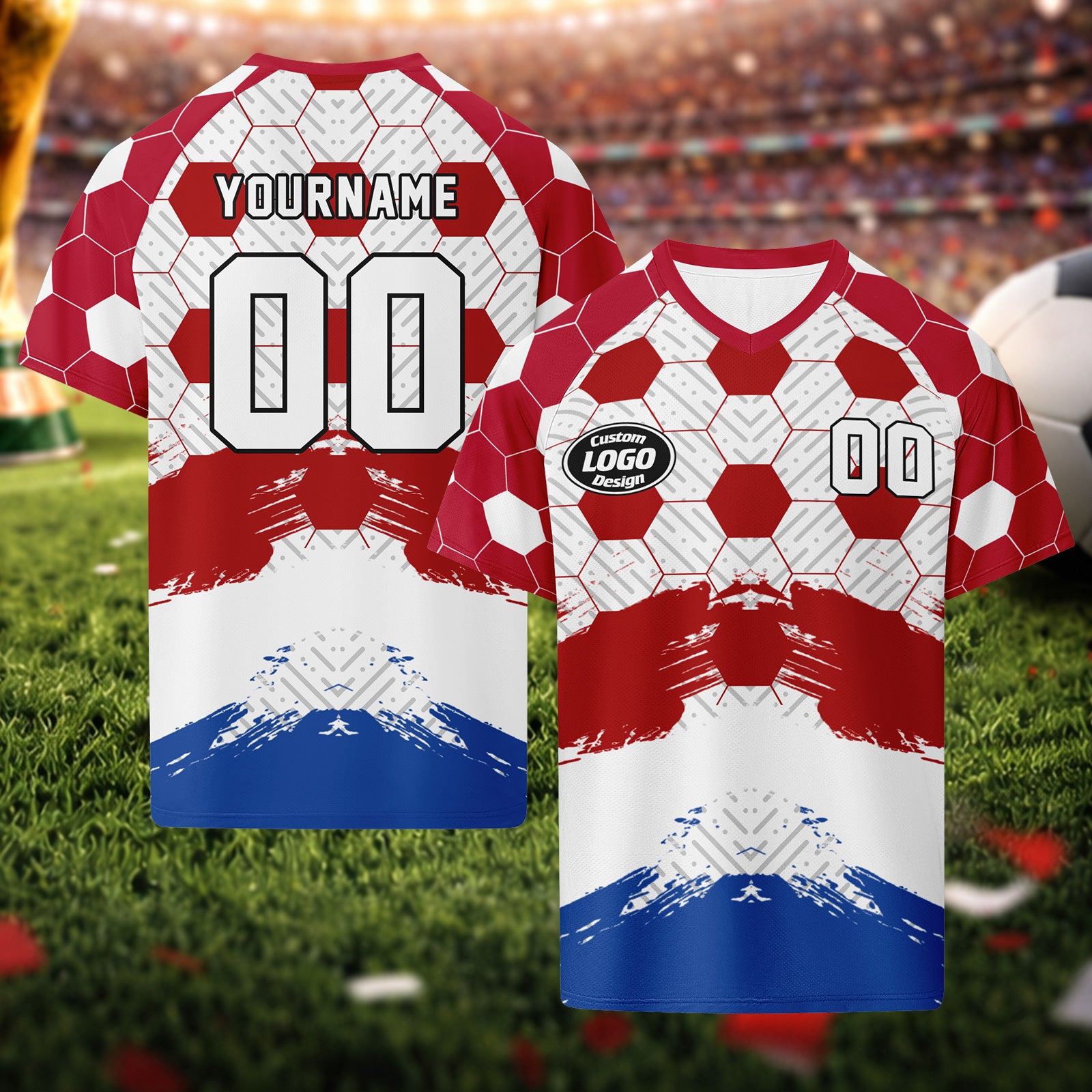 Custom France 2026 World Cup Football Shirt Customized Soccer Jersey for Fans Add Your Name & Number FZ190-F023107-10
