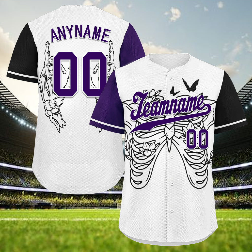 Custom Gothic Personalized Authentic Baseball Jersey BSBJ01-E06006