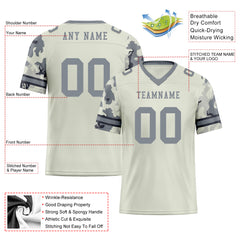 Custom Camo Personalized Authentic Football Jersey FBJ02-D06127