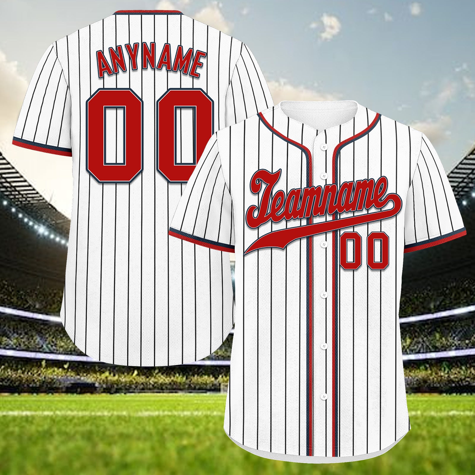 Custom Vintage Personalized Authentic Baseball Jersey BSBJ01-E025021-1