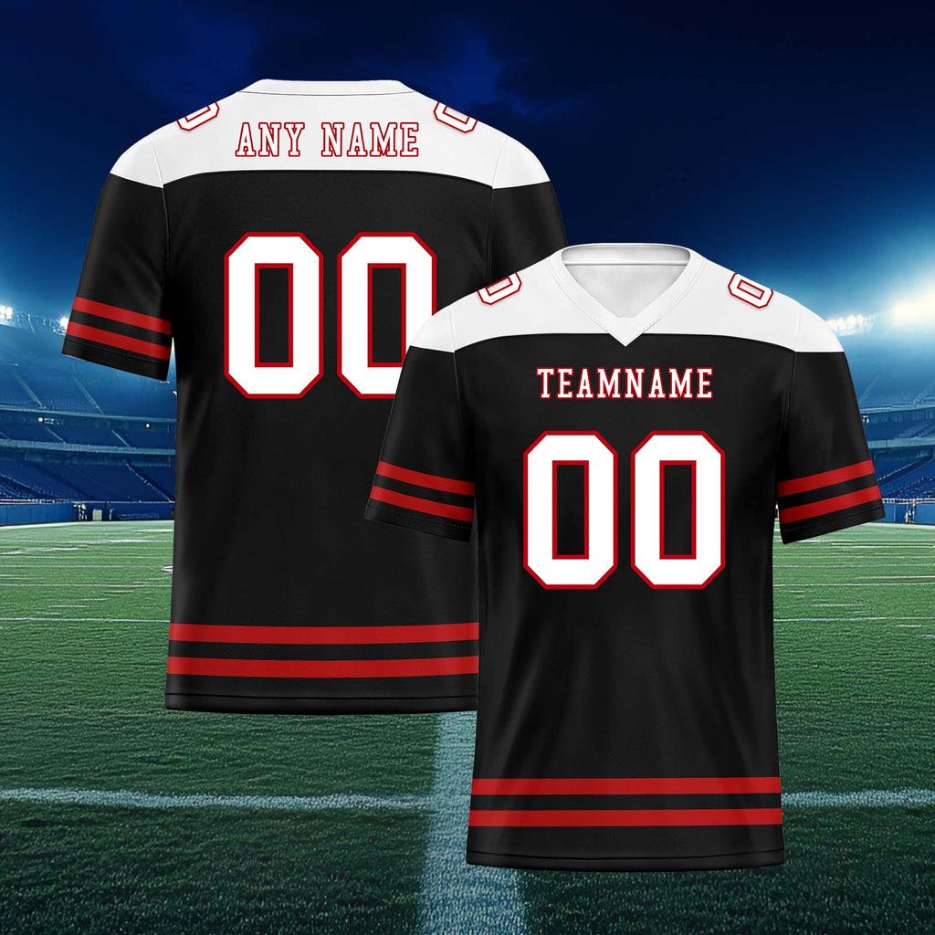 Custom Atlanta Personalized Authentic Football Jersey FBJ02-E0607-28