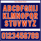 Custom Blue Orange Personalized Hockey Jersey HCKJ01-D0a700f