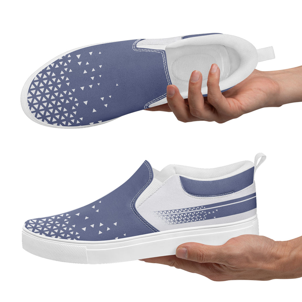 Custom Canvas Sneakers Personalized Slip On Shoes FN071-E023042-11