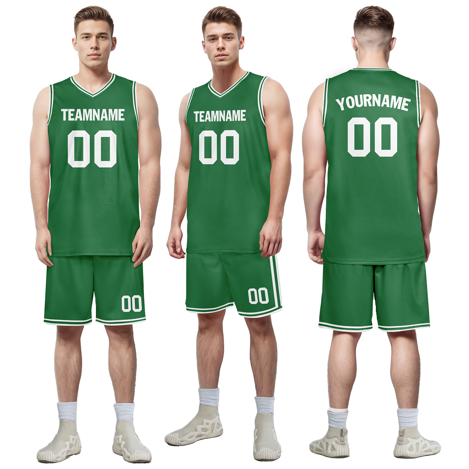 Custom Green Classic Style Sports Uniform Basketball Jersey BBJ01-bd0a700a