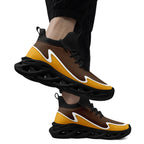 Custom Brown Yellow Maxsoul Shoes Personalized Sneaker FN030A-E020011-10