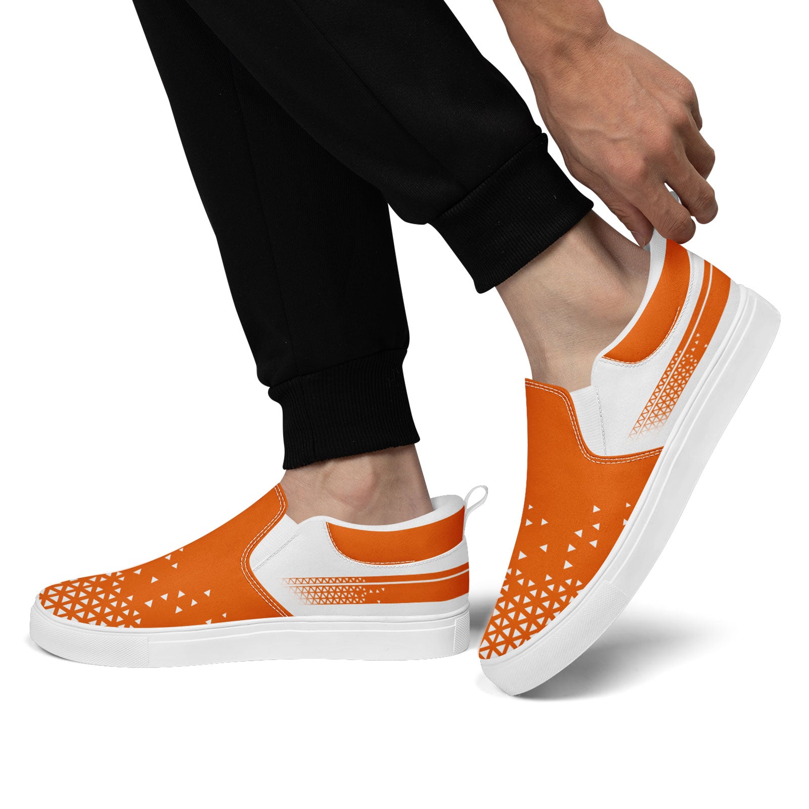 Custom Canvas Sneakers Personalized Slip On Shoes FN071-E023042-5