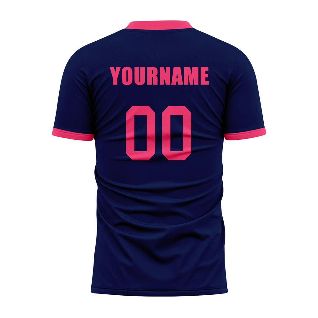 Custom Blue Pink Soccer Sets Jersey Personalized SCJ101-D020131-1