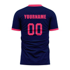 Custom Blue Pink Soccer Sets Jersey Personalized SCJ101-D020131-1